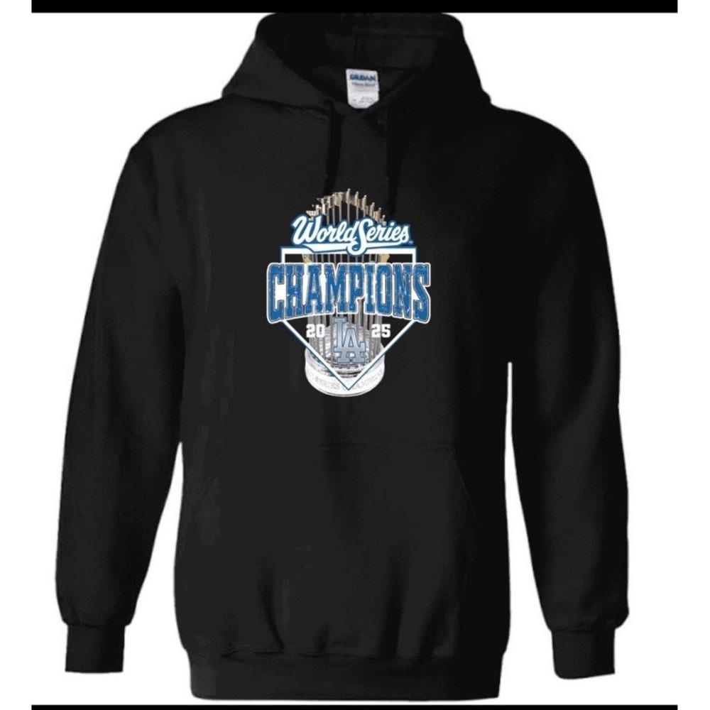 Los Angeles Dodgers 2025 Championship Sweatshirt Hoodie Unisex Large